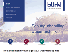Tablet Screenshot of buerki-ingenieure.ch